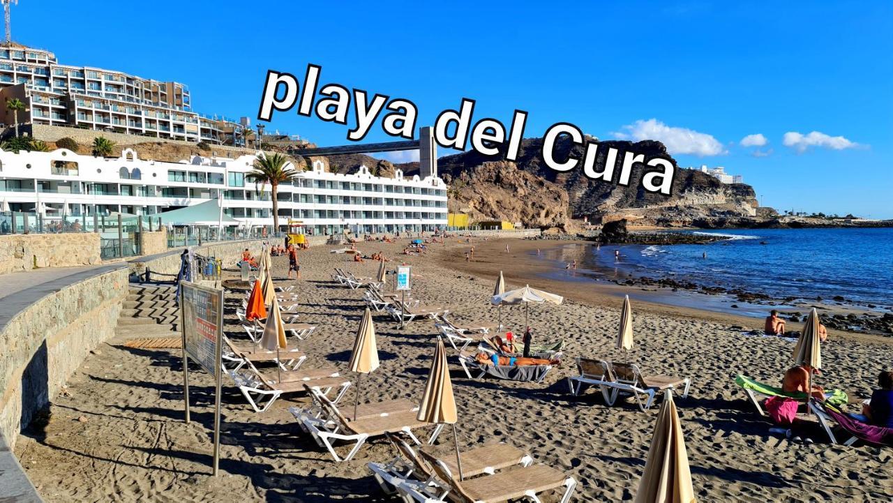 Oceanfront Deluxe-45M,Heated Pools,2Aircondition, 2Tv-65",Dishwasher,600Mb,Lift,Amadores View ! Playa Del Cura  Exterior foto
