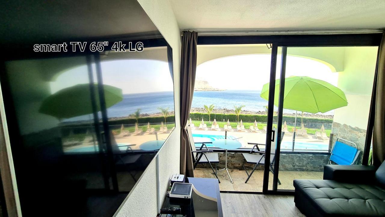 Oceanfront Deluxe-45M,Heated Pools,2Aircondition, 2Tv-65",Dishwasher,600Mb,Lift,Amadores View ! Playa Del Cura  Exterior foto